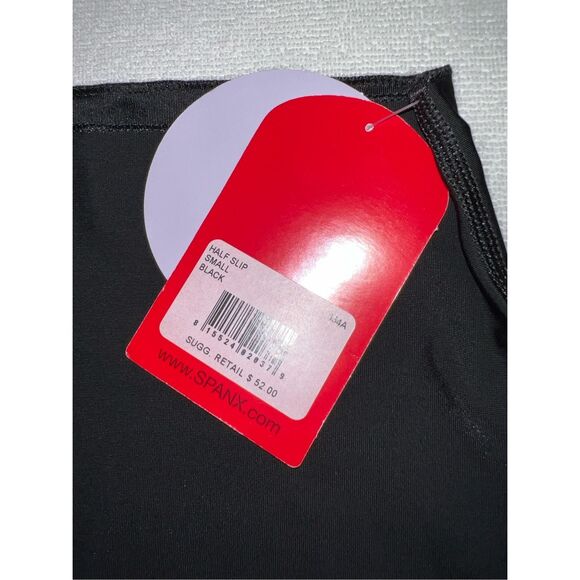 NEW! Women’s SPANX Black Shapewear Half Slip  SMALL - Picture 4 of 6